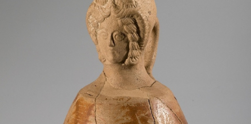 Visage sur céramique gallo-romaine
