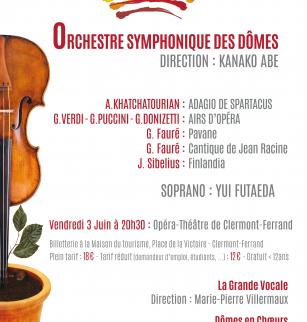 Orchestre Symphonique des Dômes 2022