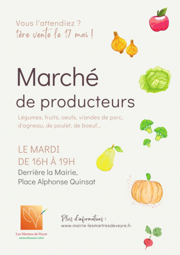 © Marché de producteurs - Les Martres-de-Veyre