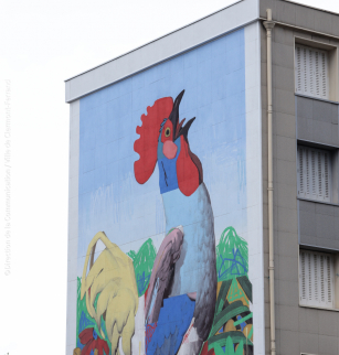 Aryz, œuvre de Street Art à Clermont-Ferrand