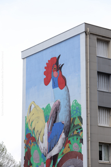 © Aryz, œuvre de Street Art à Clermont-Ferrand
