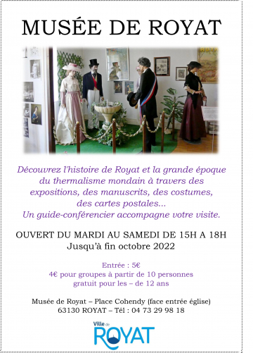 © Musée de Royat 2022