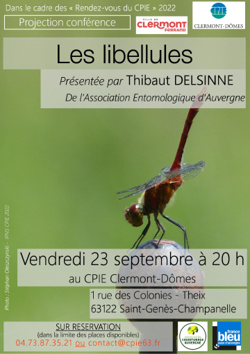 © Cycle de conférences “Insectes“ : Les libellules
