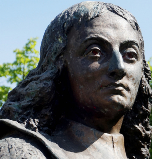 Statue de Blaise Pascal à Clermont-Ferrand