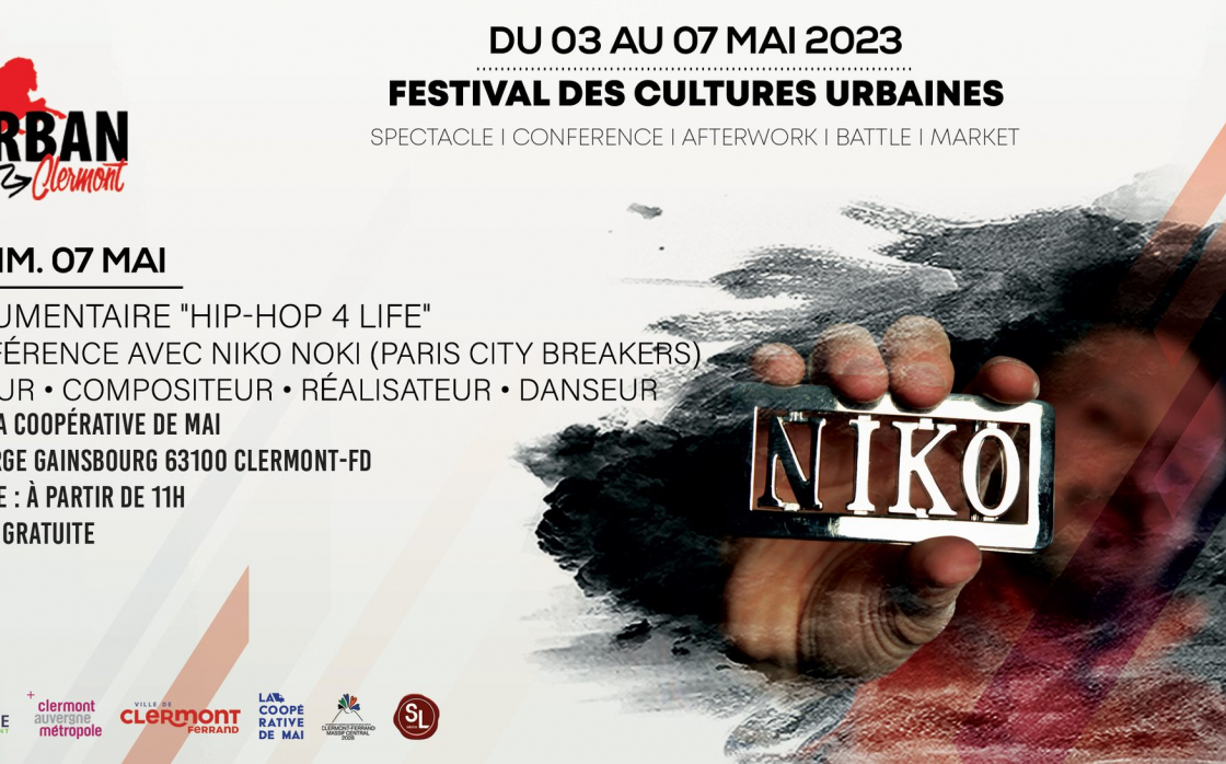 © Urban Clermont 2023 | Hip-Hop 4 Life avec Niko Noki