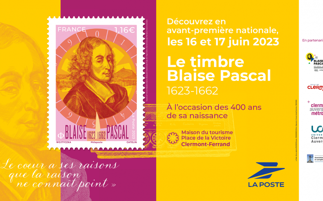 © Inauguration du timbre à l’effigie de Blaise Pascal | Maison du Tourisme