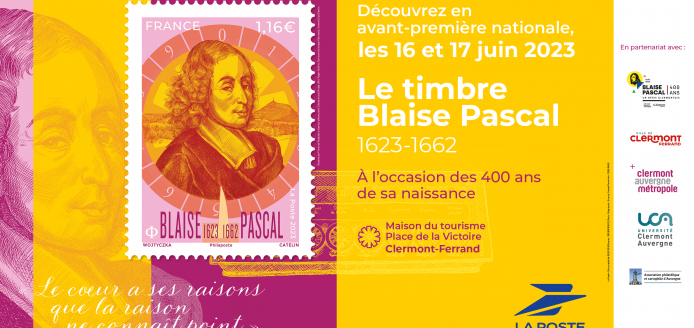 Inauguration du timbre à l’effigie de Blaise Pascal | Maison du Tourisme