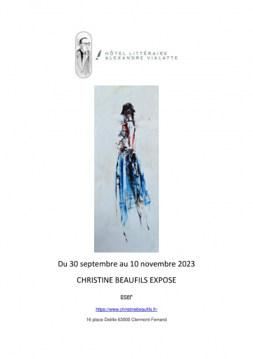 © Exposition peinture de Christine Beaufils | Hôtel Alexandre Vialatte