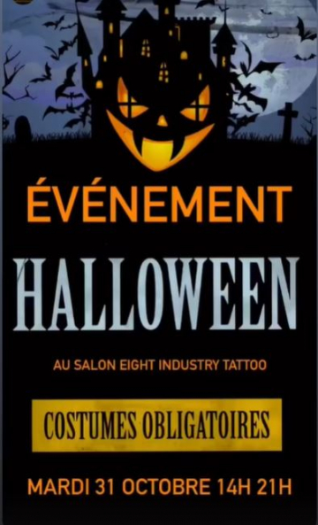 © Halloween Party | Eight Industry Tattoo
