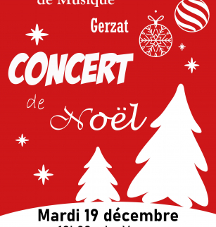 Concert de Noël de l'École municipale de musique de Gerzat