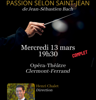 Passion selon Saint-Jean | Orchestre National d'Auvergne