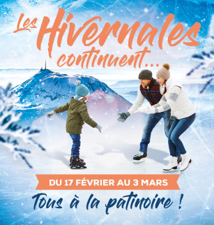 Les Hivernales au puy de Dôme : Tous à la patinoire !