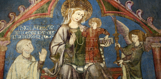 peinture de la cathédrale Notre-Dame de l'Assomption à Clermont